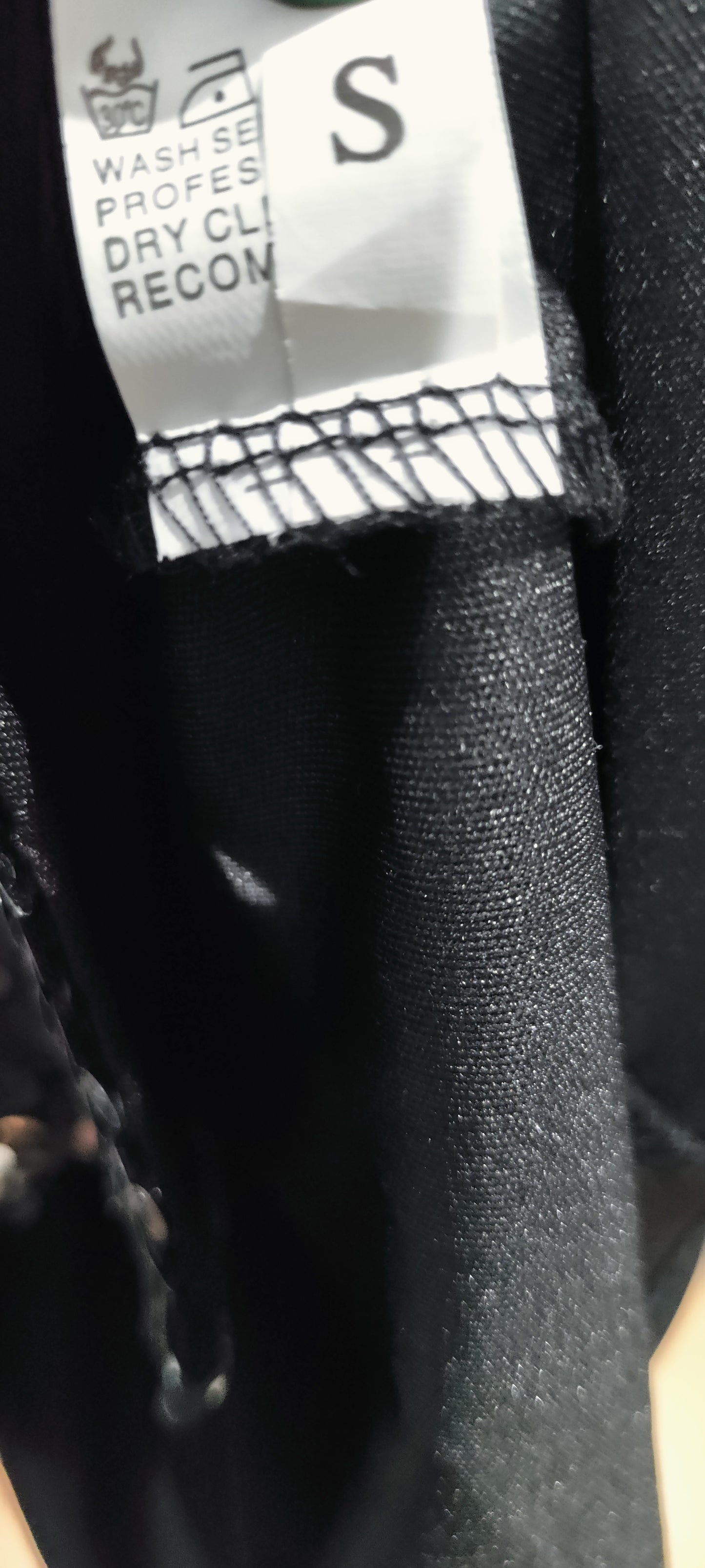 Silver Sequins and black fabric midi dress