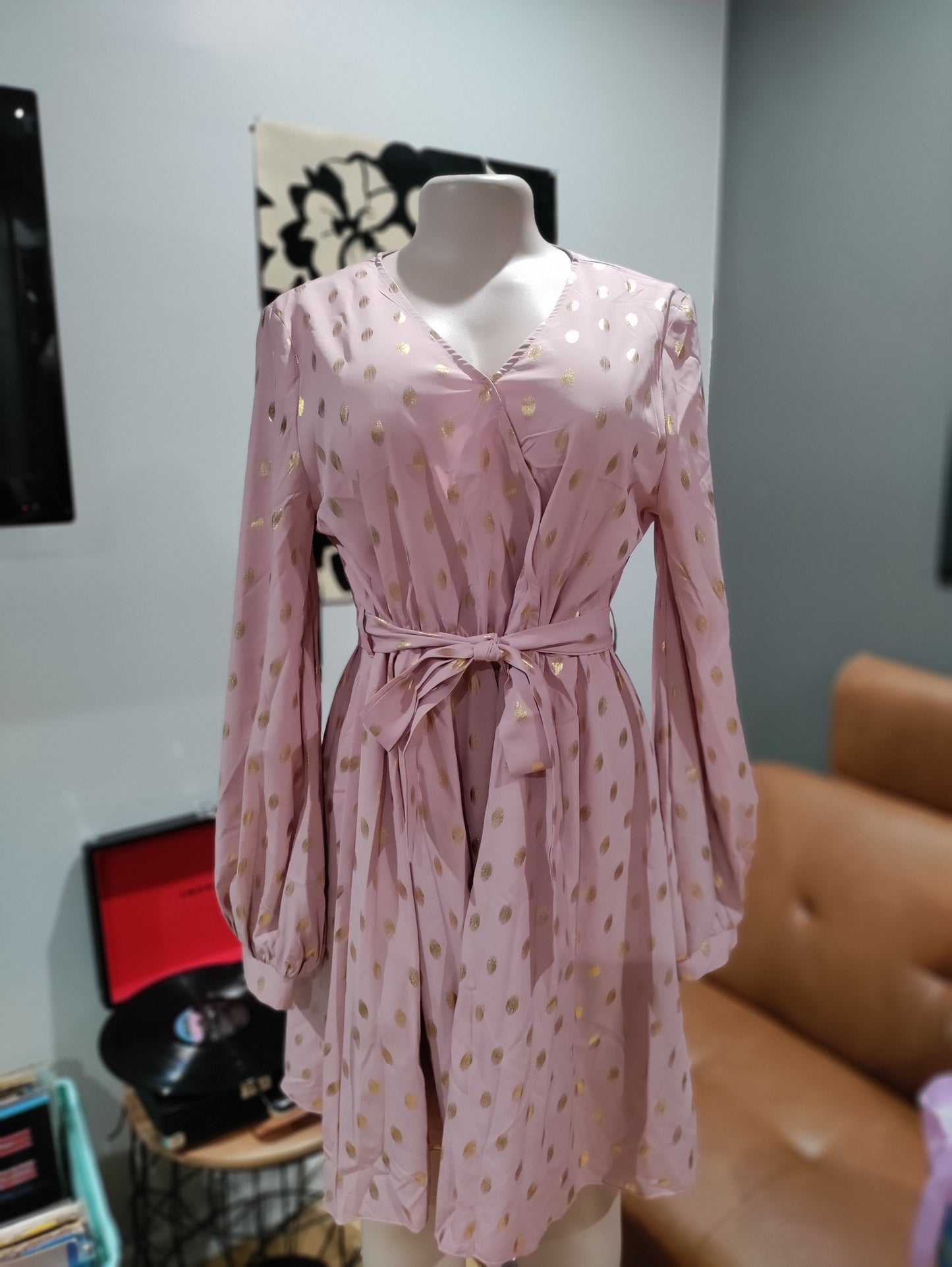 Shein polka dot dress