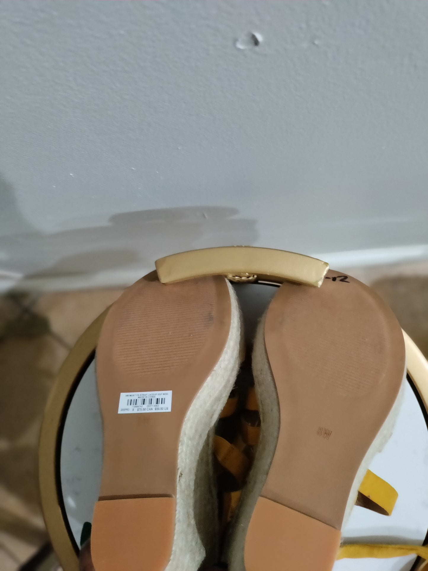 Torrid wedge string up heels