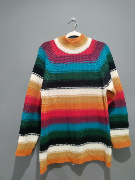 NYC flat turtleneck long sleeve sweater