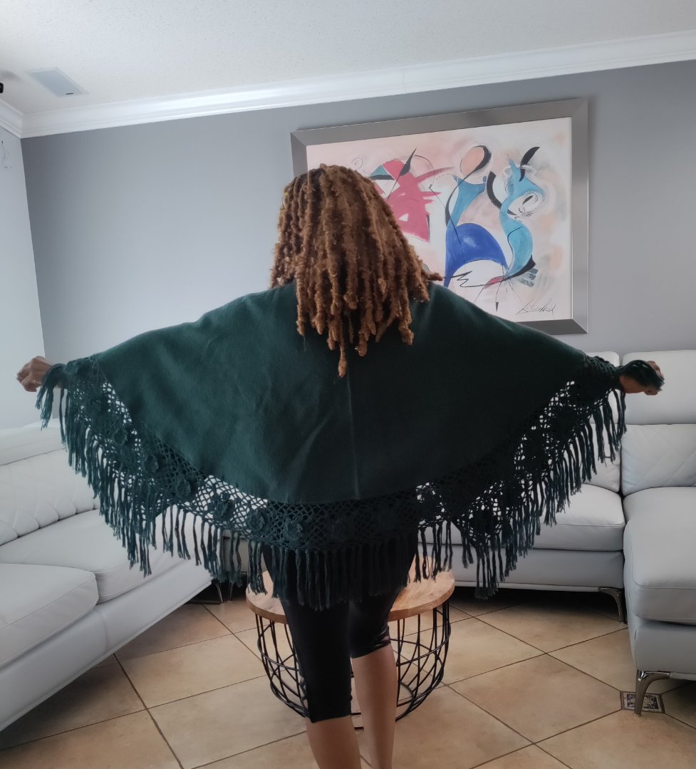 One size Shrug Cape Shawl