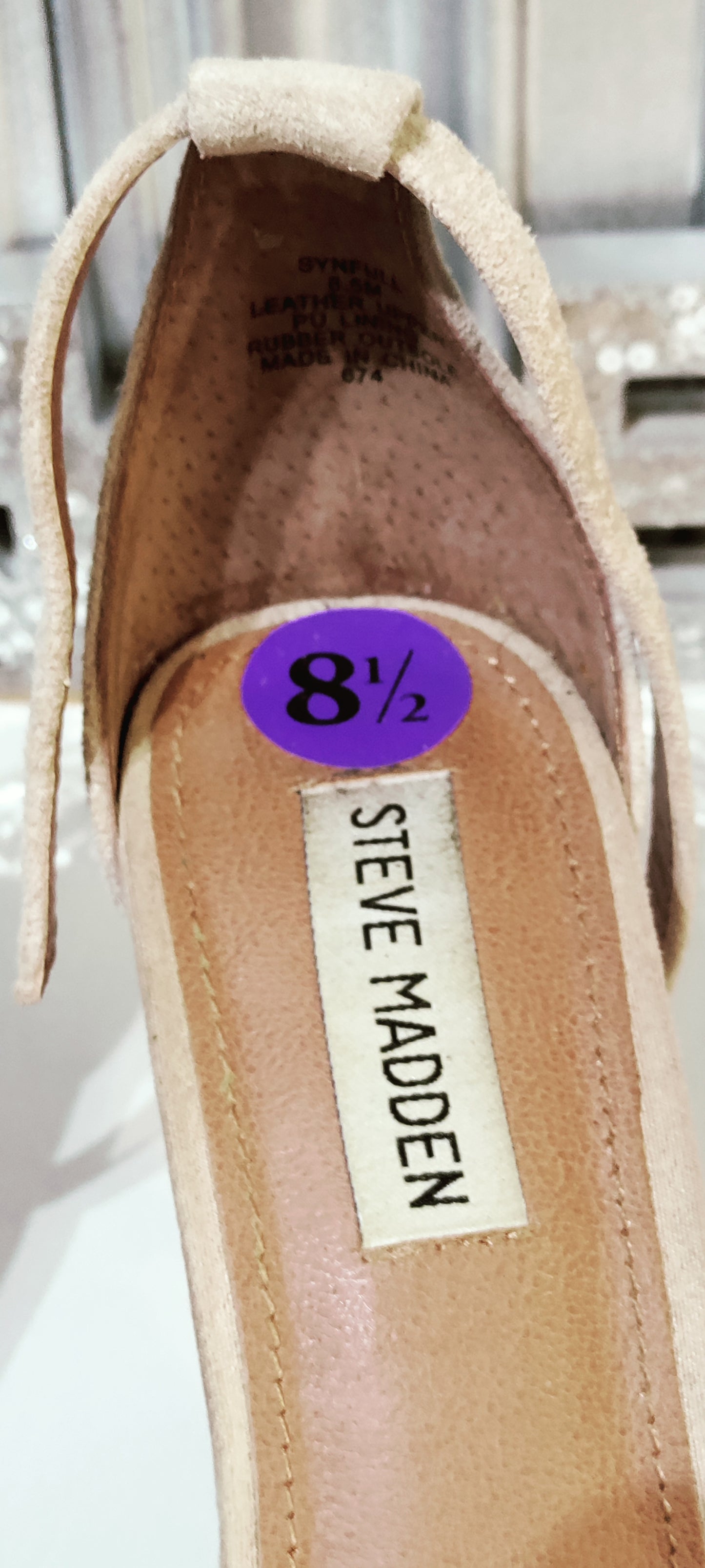 Steve Madden ankle straps heels