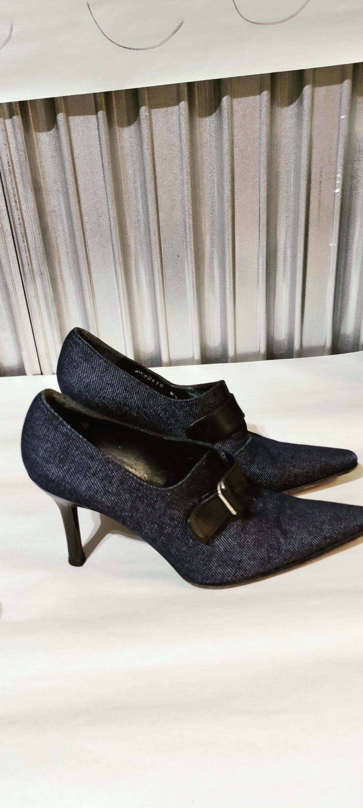 Stuart Weitzman Denim booties shoes