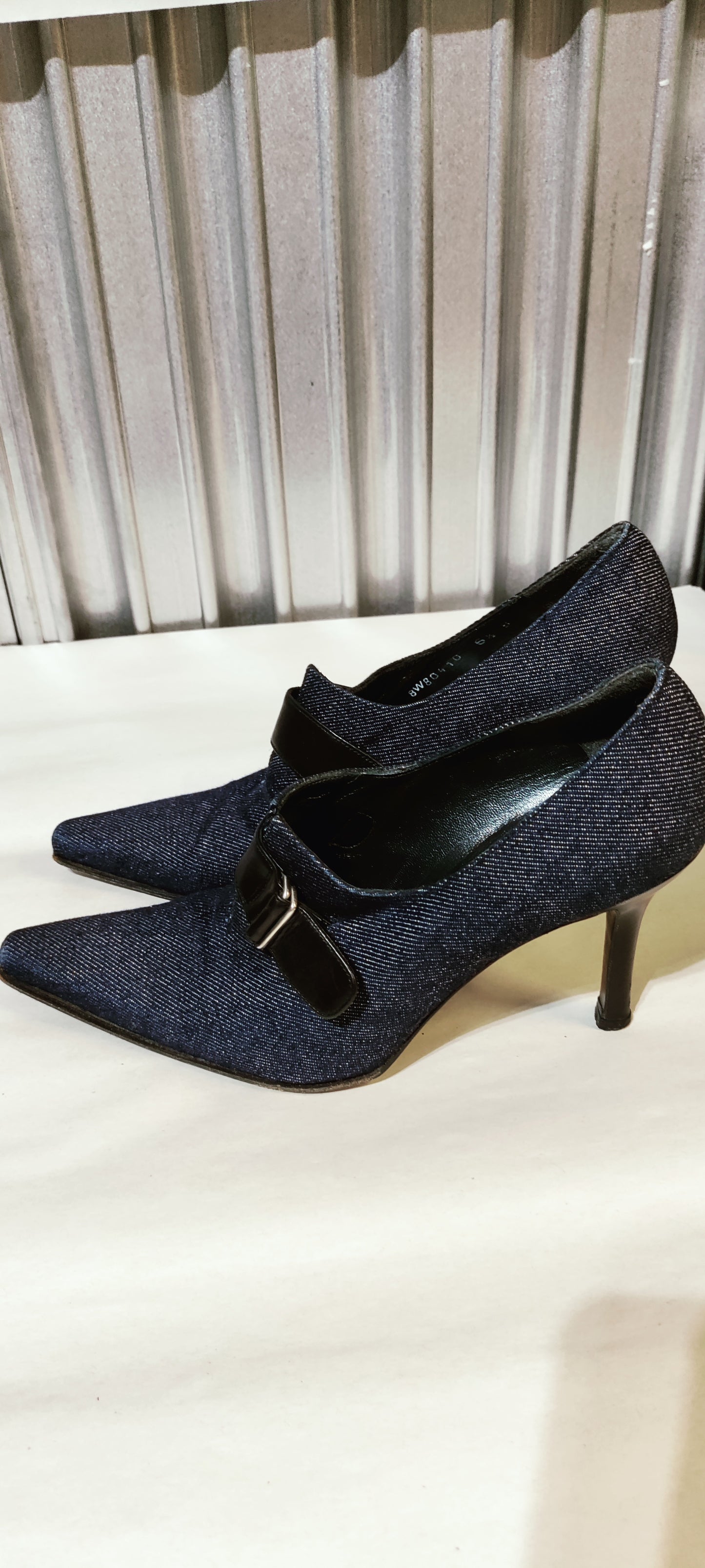 Stuart Weitzman Denim booties shoes