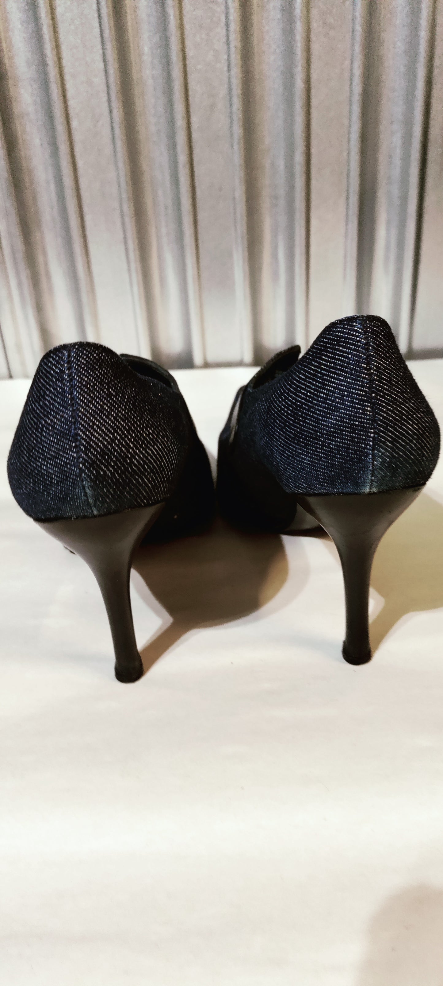 Stuart Weitzman Denim booties shoes