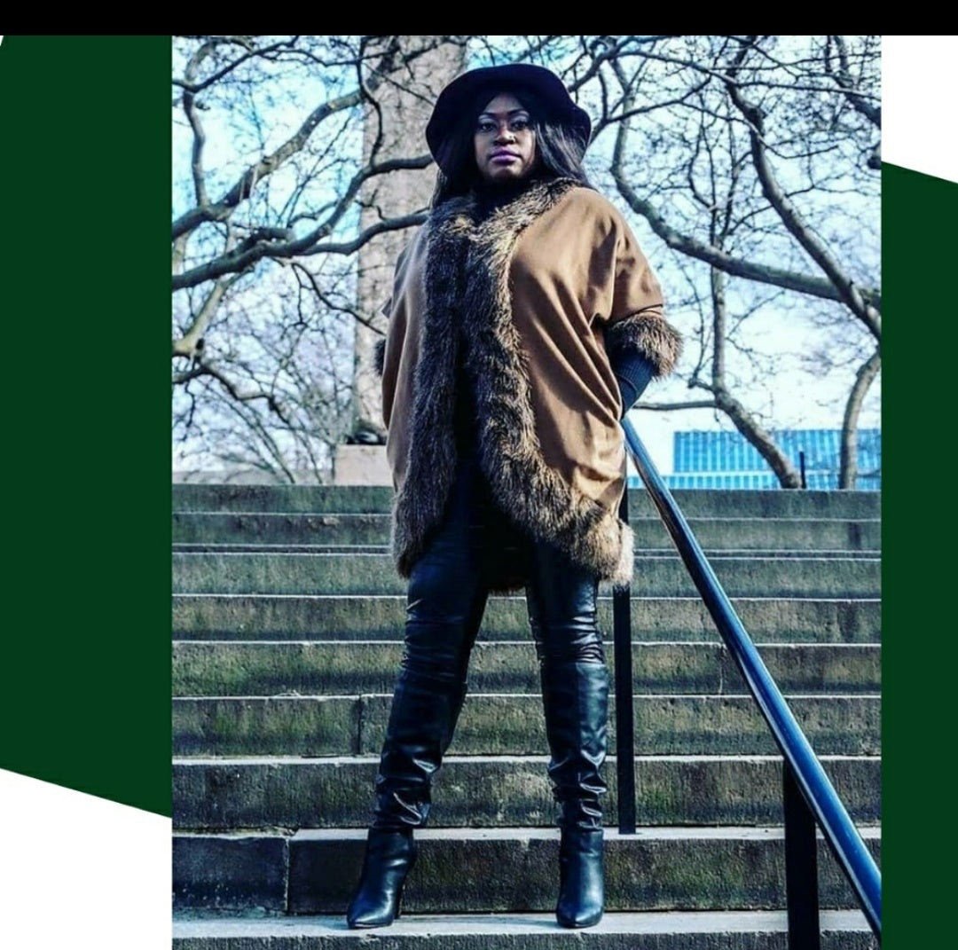 Adrienne Landau Faux Fur coat