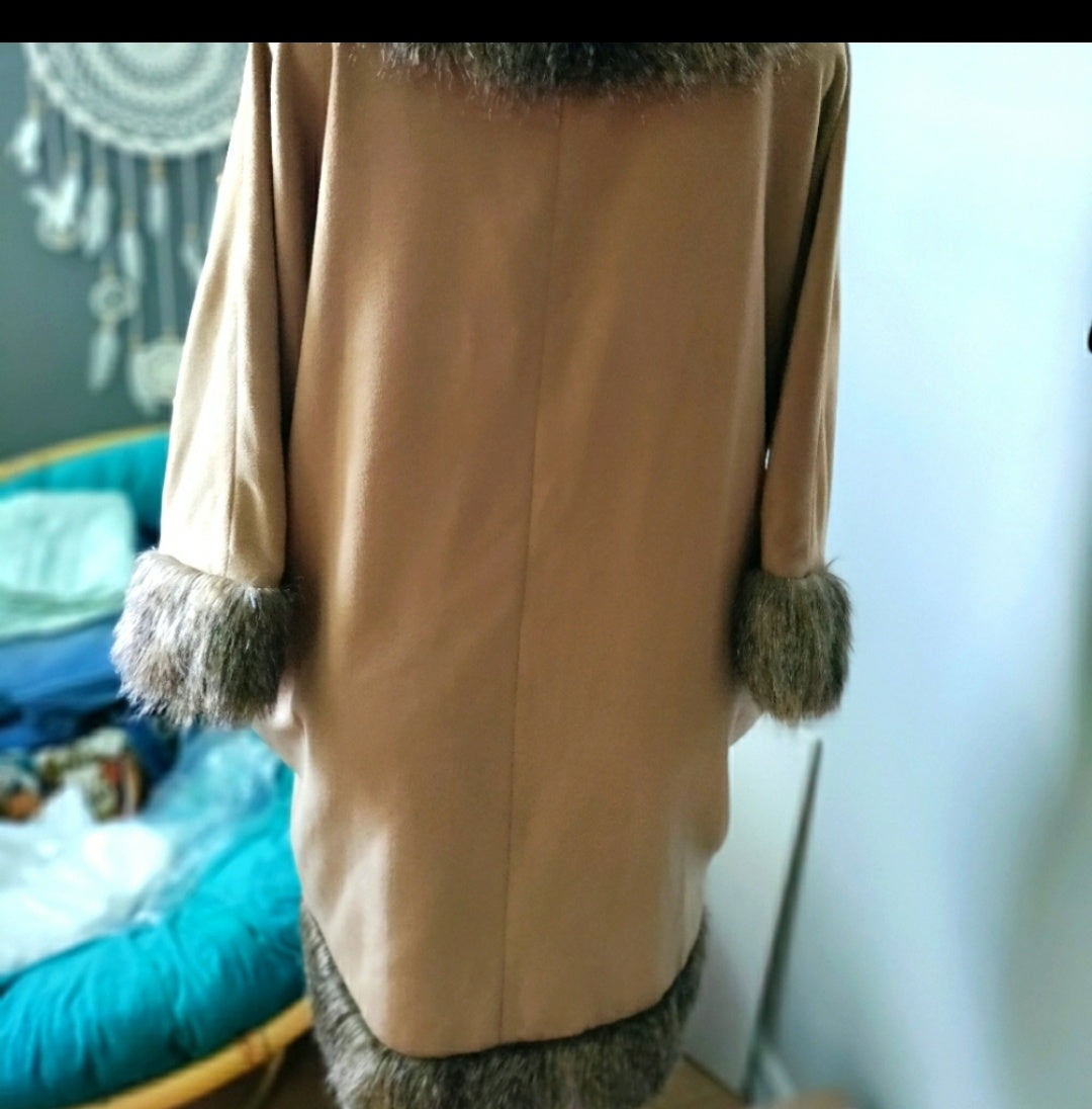 Adrienne Landau Faux Fur coat