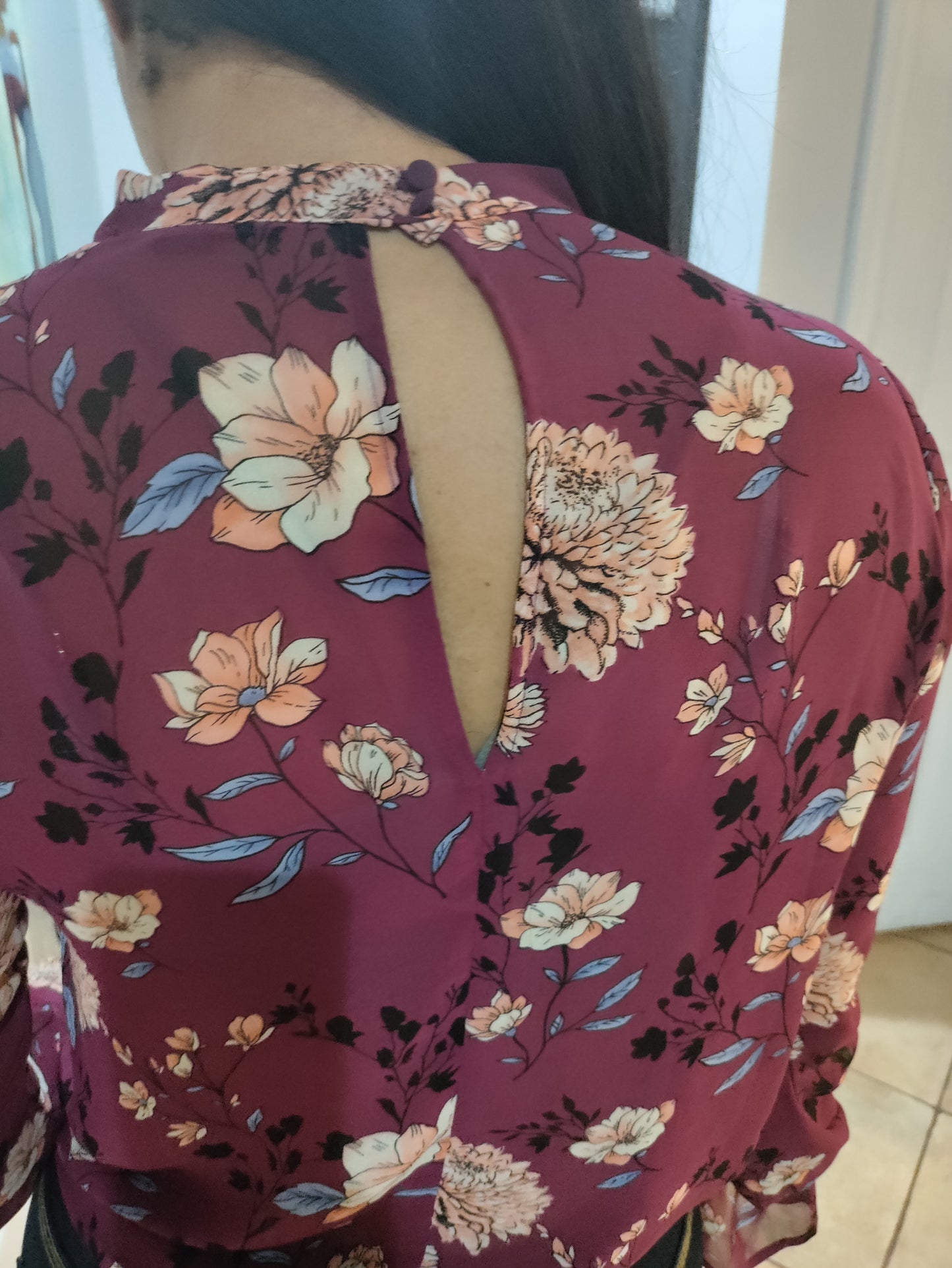 Forever 21 Flower blouse