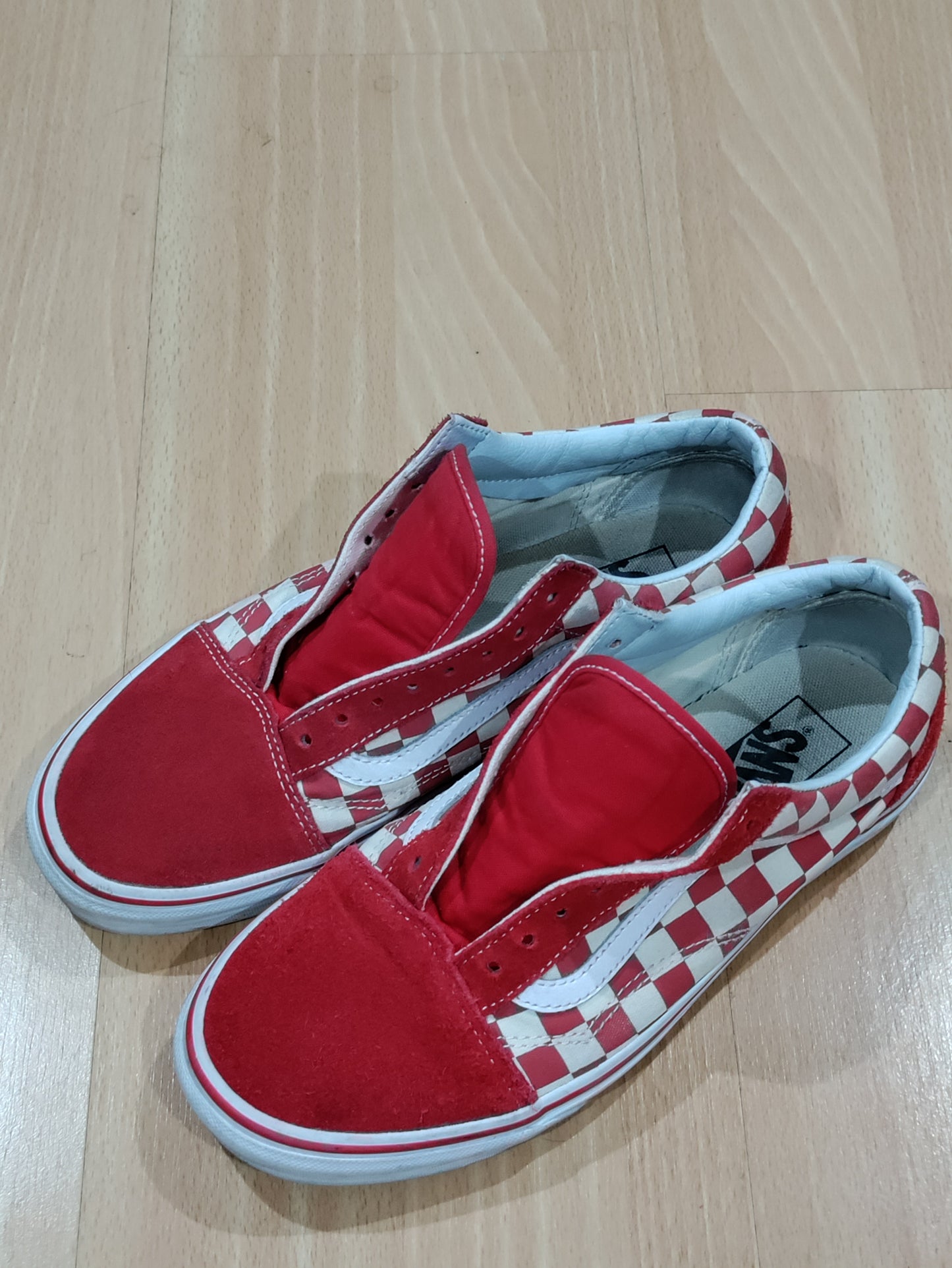 Vans checkered canvas sneakers