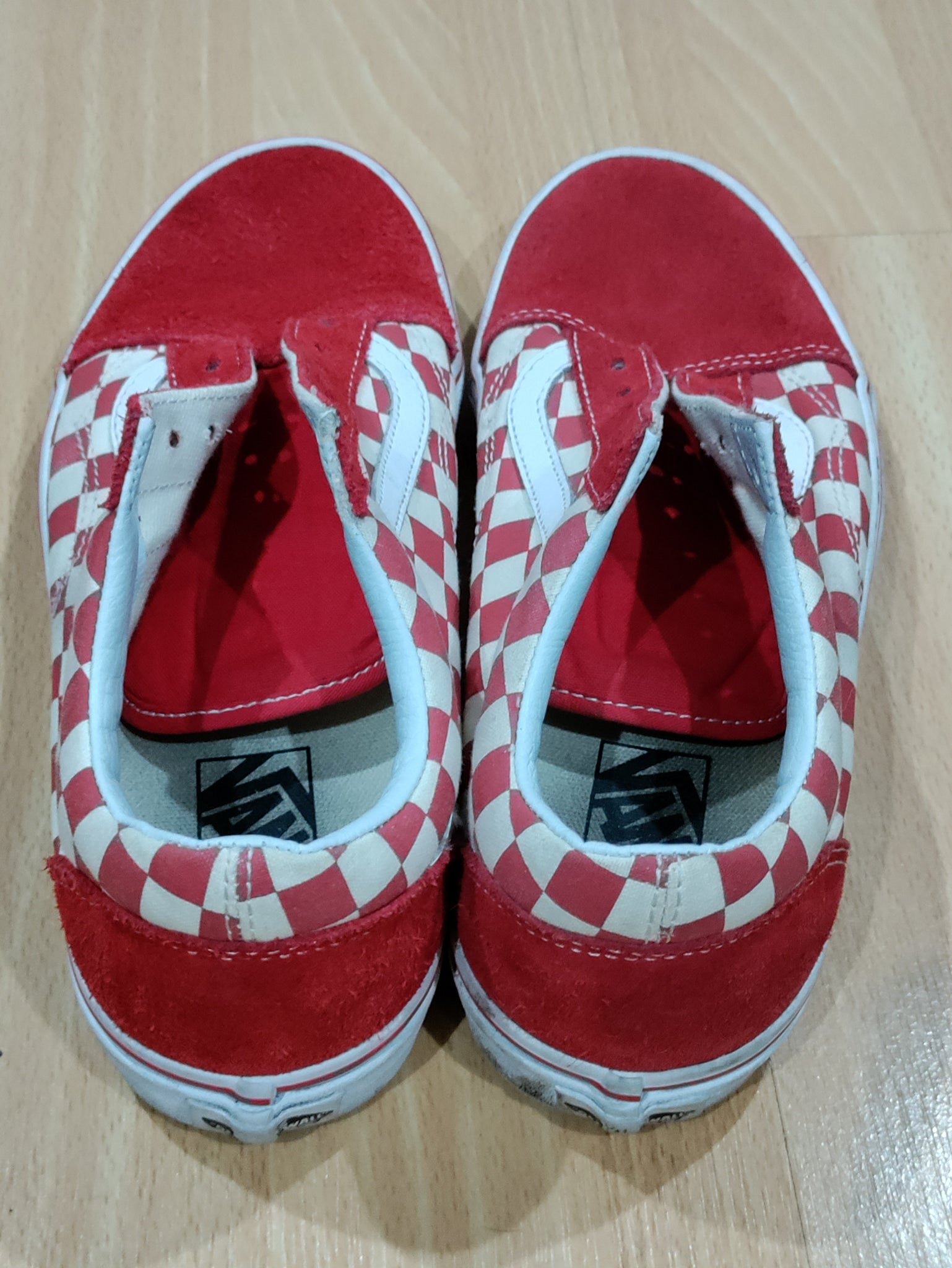 Vans checkered canvas sneakers