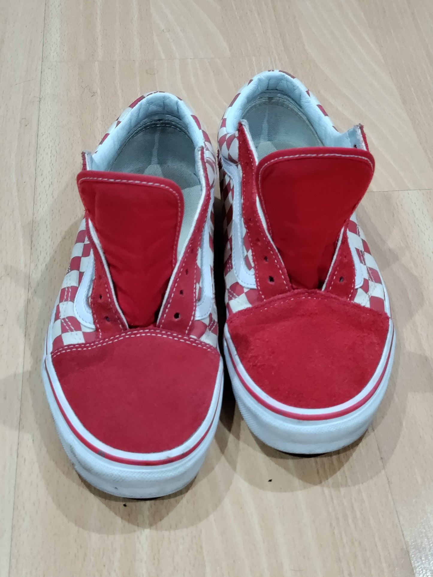 Vans checkered canvas sneakers