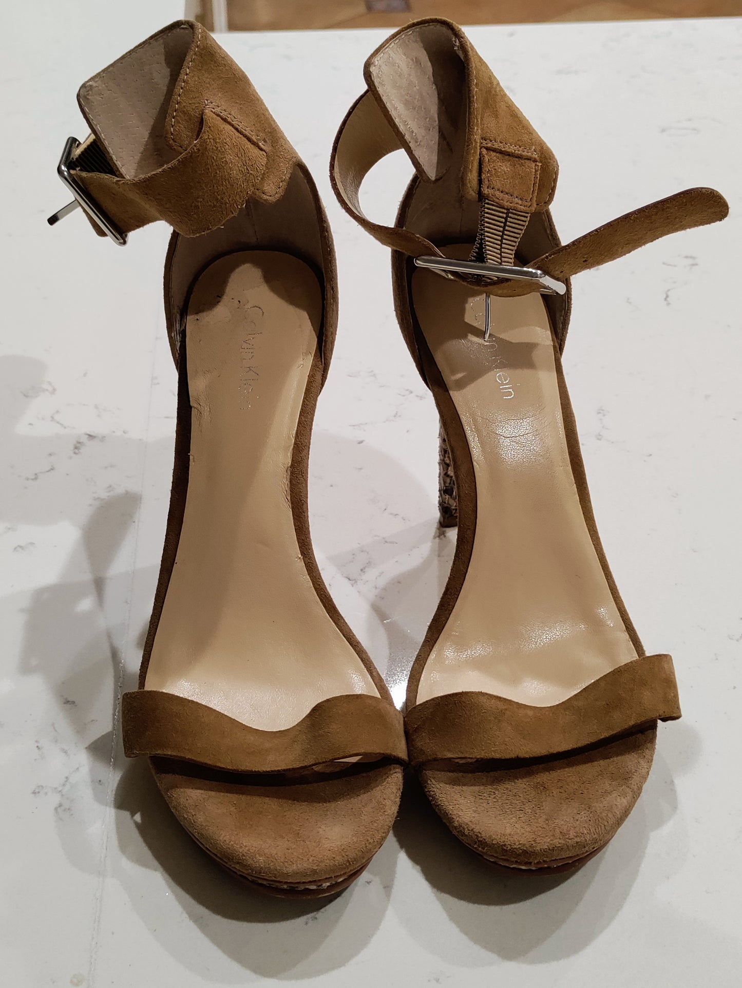 Calvin Klein Ankle strap heels