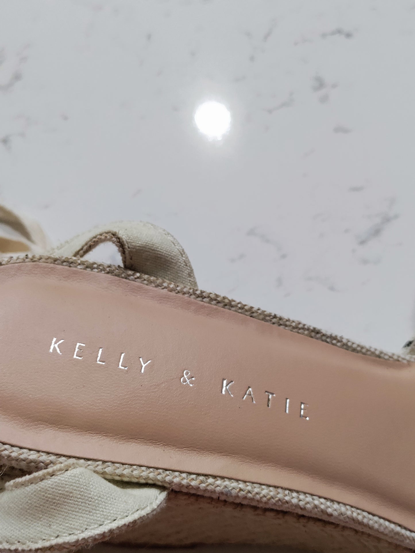 Kelly and Katie wedge heels