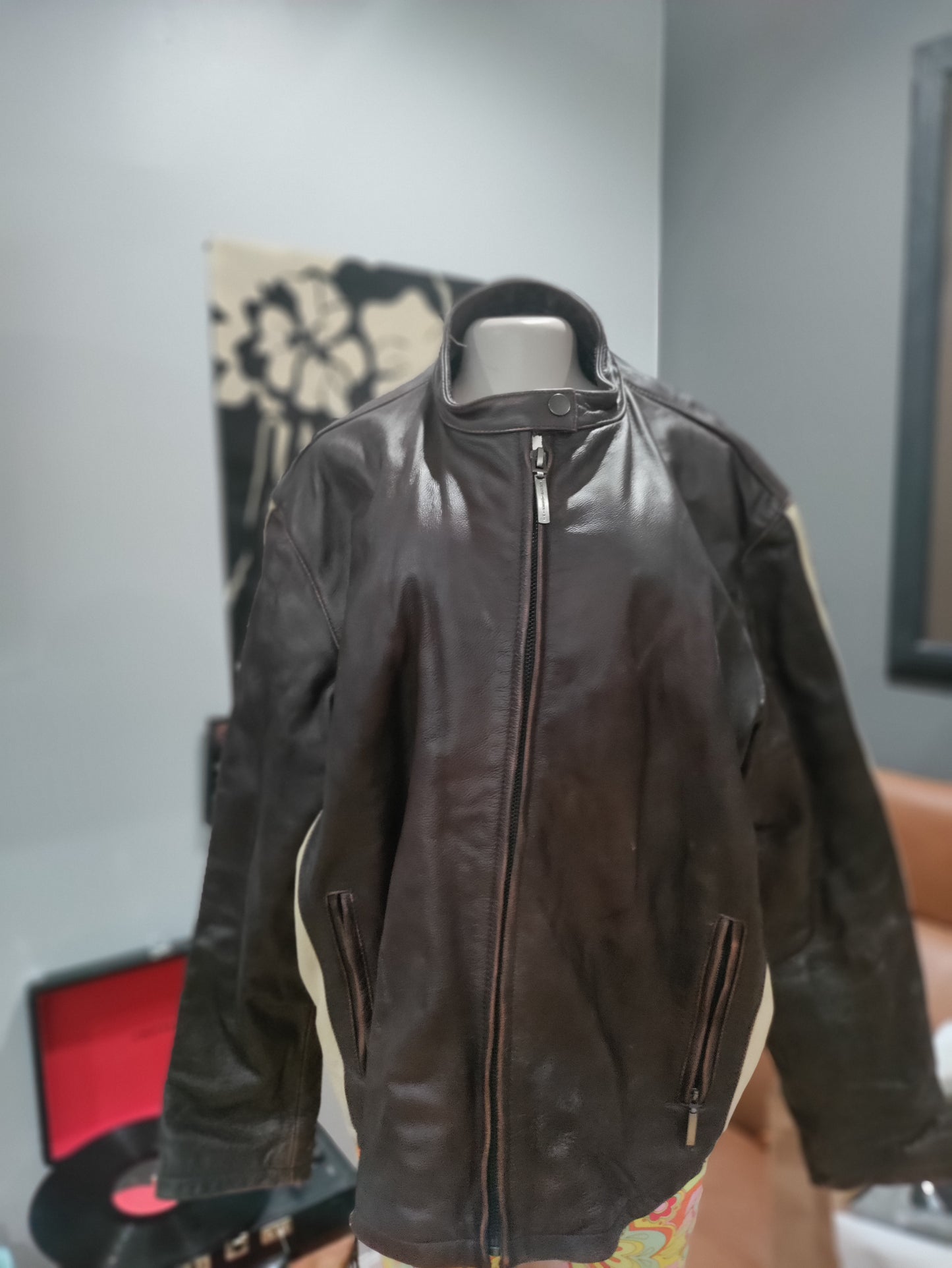 Sergio Benini men's leather jacket