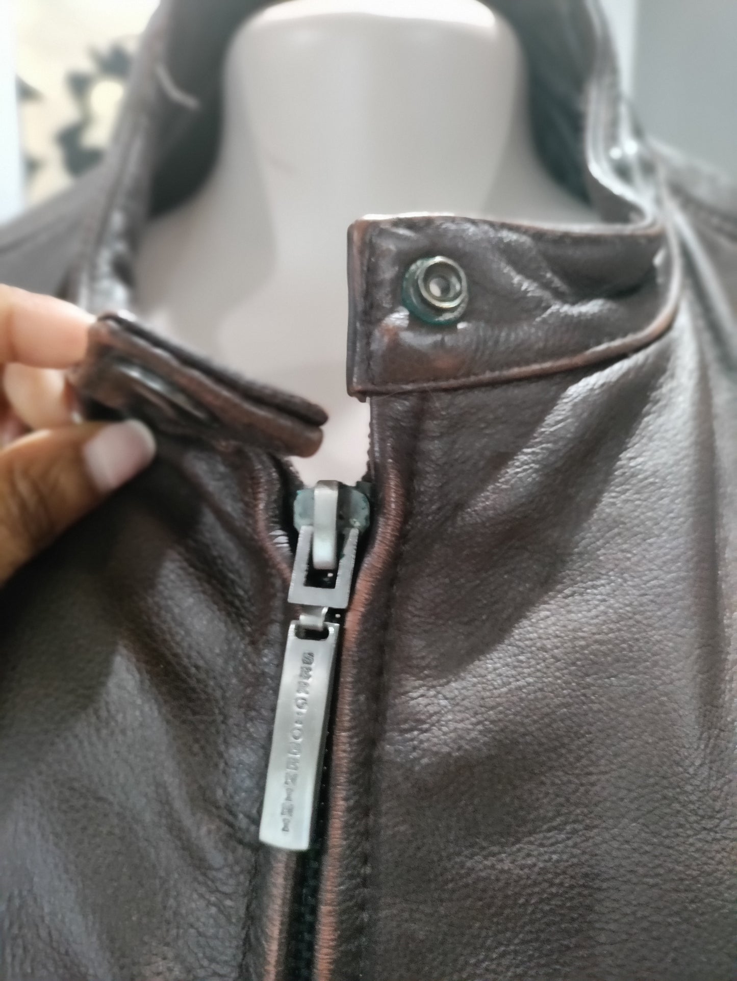 Sergio Benini men's leather jacket