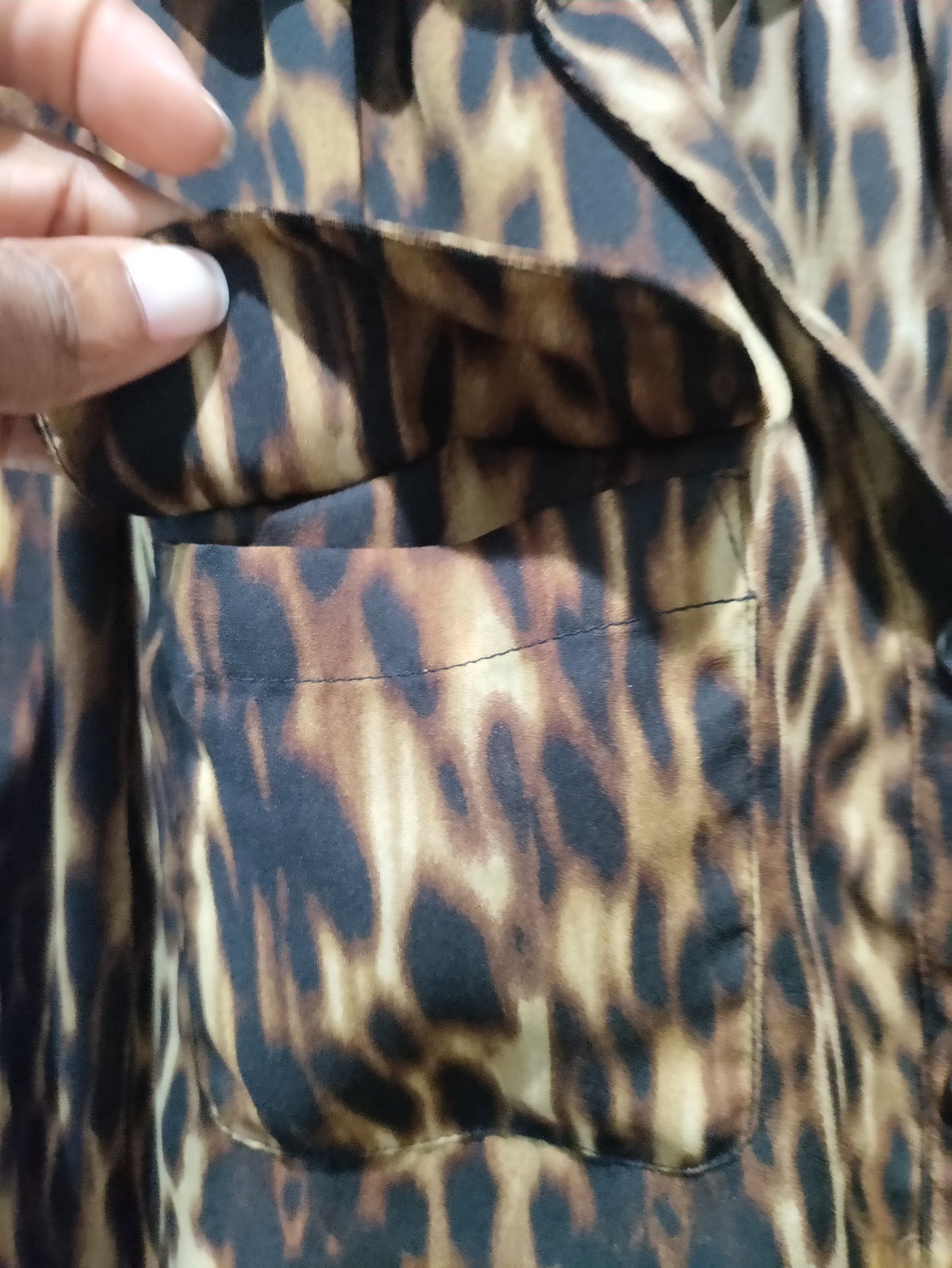 Jones of New York animal print blouse