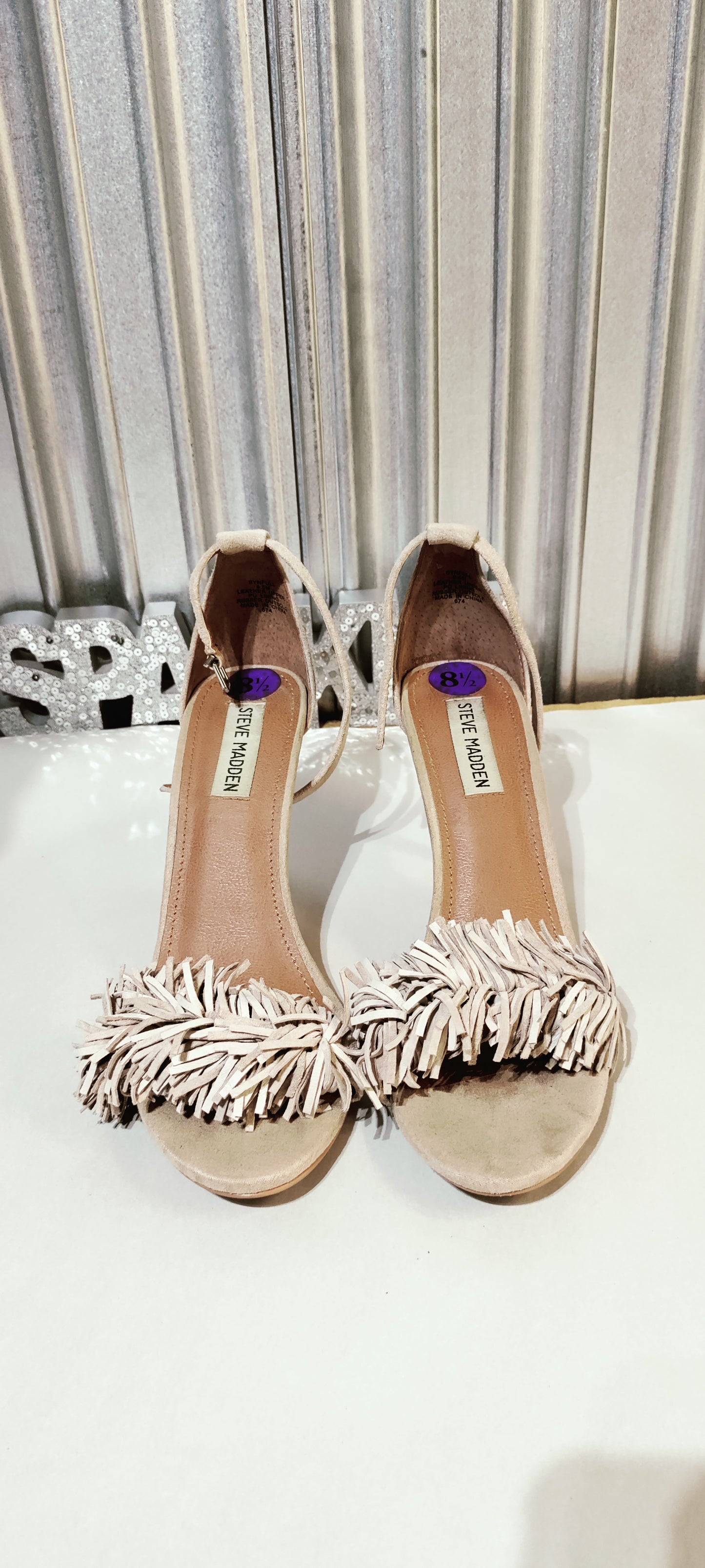 Steve Madden ankle straps heels