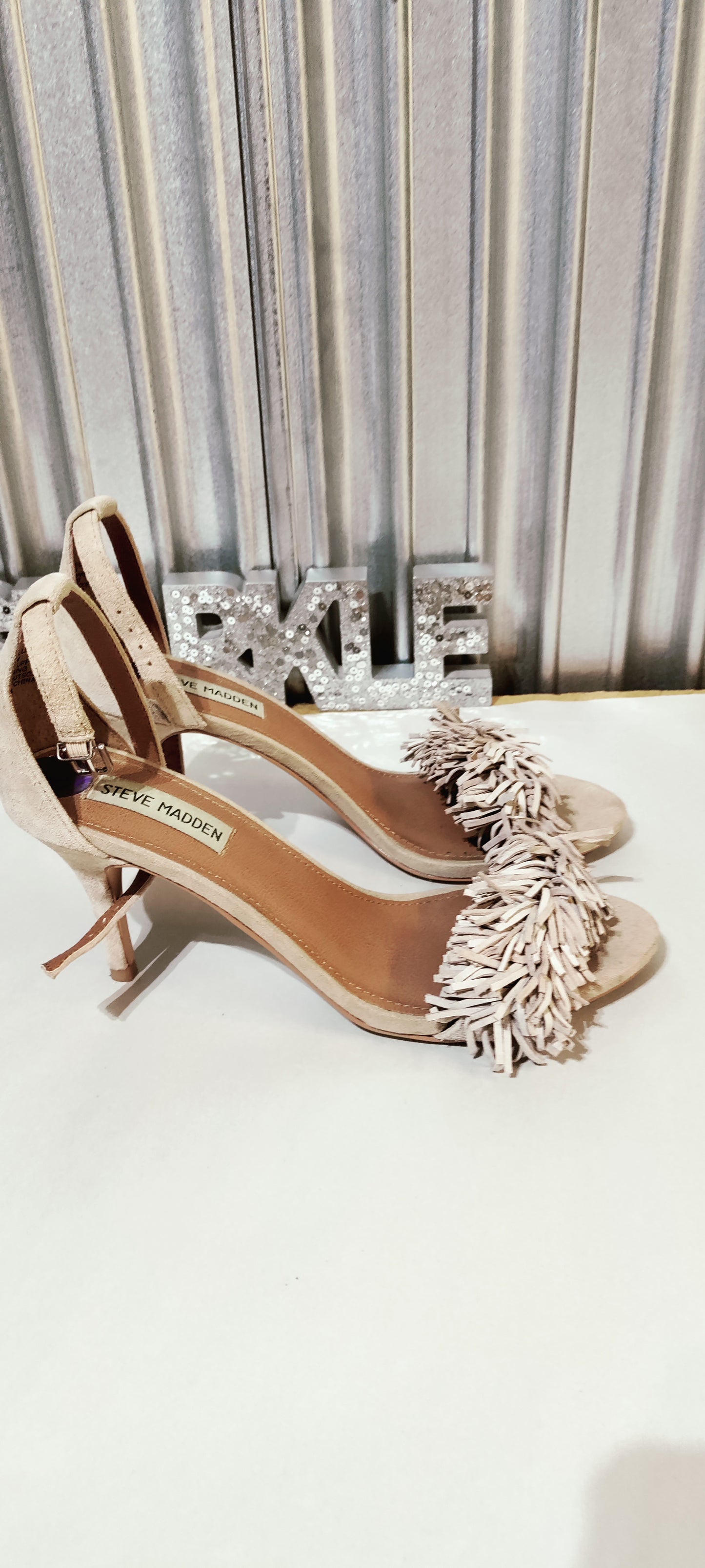 Steve Madden ankle straps heels