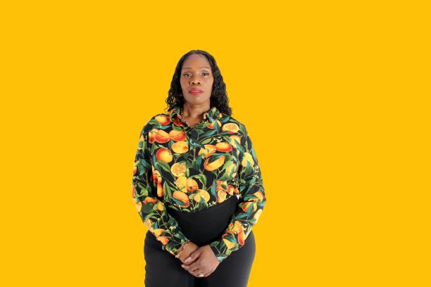 Forever 21 Orange Fruit Blouse