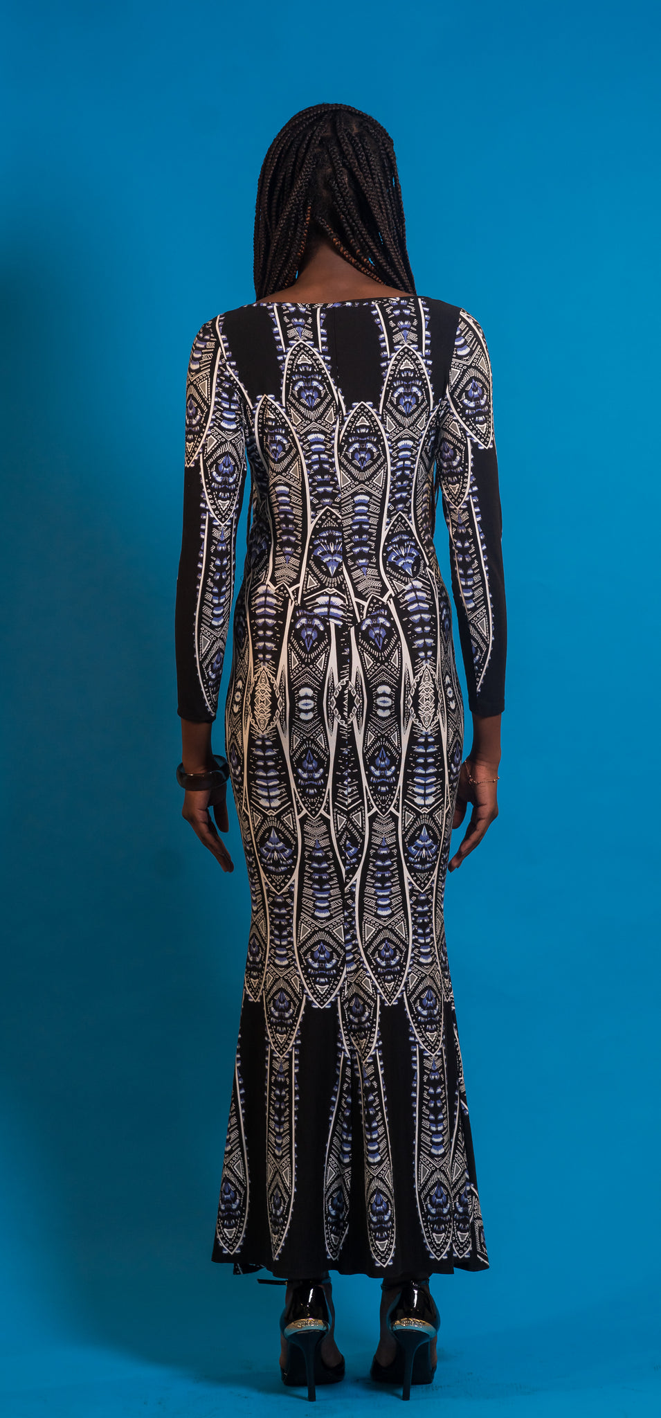 Venus printed gown